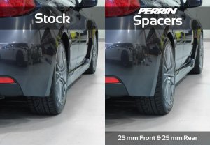 Subaru WRX STI Wheel Spacers - Perrin Performance - 25mm - 2004